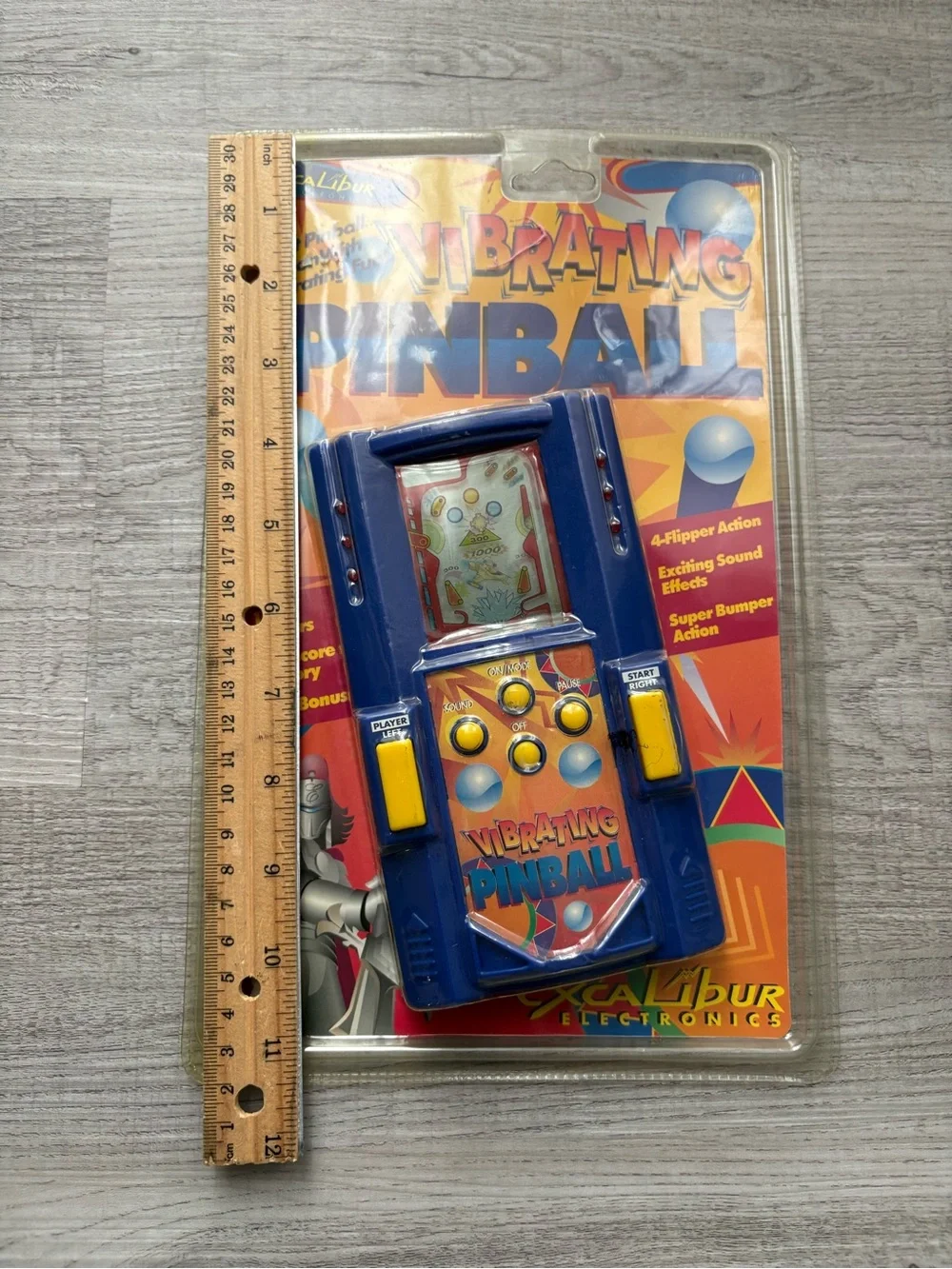 Vintage Excalibur Electronics Pinball Handheld Game NIB
